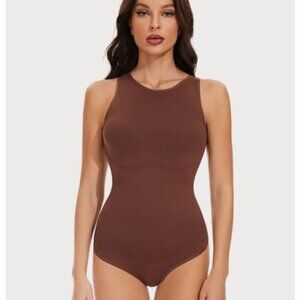 HeyShape Round Neck Thong Bodysuit Size XL Black